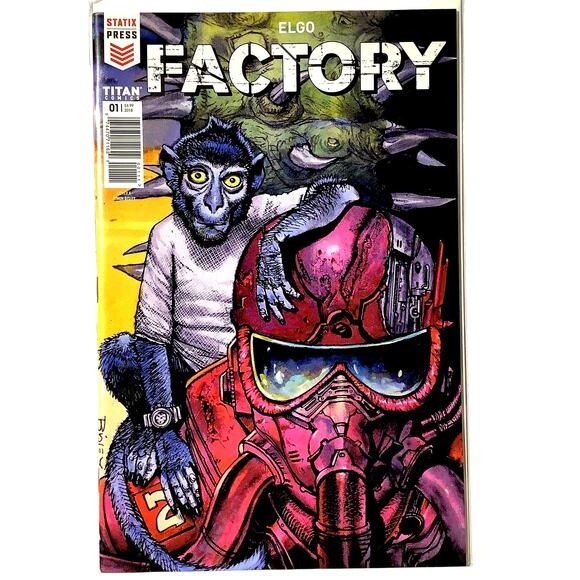 Elgo Factory #1, Aug 2018, Titan Statix Press Comics, NM 9.4 - Picture 2 of 4